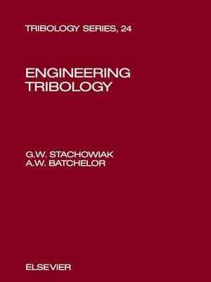 cover image of Engineering Tribology